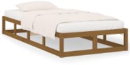 Rám postele medově hnědý 100 × 200 cm masivní dřevo, 820789 - Rám postele