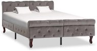 Bed frame gray velvet 120x200 cm - Bed Frame