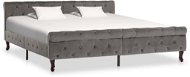 Bed frame gray velvet 180x200 cm - Bed Frame