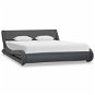 Bed frame gray faux leather 120x200 cm - Bed Frame