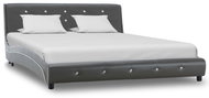 Bed frame gray faux leather 140x200 cm - Bed Frame