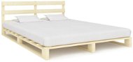 Rám postele z paliet masívna borovica 140 × 200 cm - Rám postele