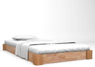Bed frame solid oak wood 90x200 cm - Bed Frame