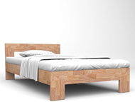 Bed frame solid oak wood 160x200 cm - Bed Frame