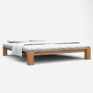 Bed frame solid oak 160x200 cm - Bed Frame