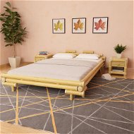 Bamboo bed frame 140x200 cm - Bed Frame