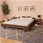 Rám postele tmavo hnedý bambus 160 × 200 cm - Rám postele