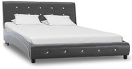 Bed frame gray faux leather 120x200 cm - Bed Frame