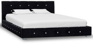 Bed frame black velvet 120x200 cm - Bed Frame