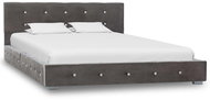 Bed frame gray velvet 120x200 cm - Bed Frame