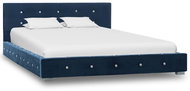 Bed frame blue velvet 120x200 cm - Bed Frame