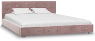 Bed frame pink velvet 140x200 cm - Bed Frame
