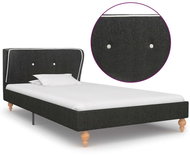 Bed frame dark gray jute 90x200 cm - Bed Frame