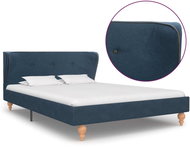 Bed frame blue textile 120x200 cm - Bed Frame