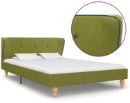 Bed frame green textile 120x200 cm - Bed Frame