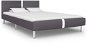 Bed frame gray faux leather 120x200 cm - Bed Frame
