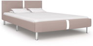 Bed frame cappuccino faux leather 120x200 cm - Bed Frame