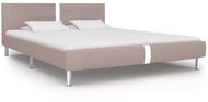 Cappuccino bed frame faux leather 180x200 cm - Bed Frame