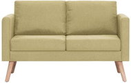 Pohovka 2místná pohovka textilní čalounění zelená - Pohovka