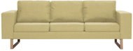Pohovka 3místná pohovka textilní čalounění zelená - Pohovka