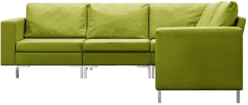5-piece sofa textile green - Sofa - Main image