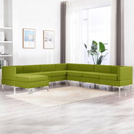 8-piece sofa textile green - Sofa