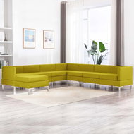 8-piece Sofa, Textile, Yellow - Sofa