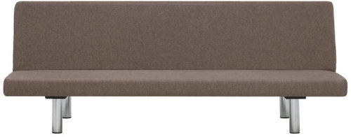 Pohovka Rozkládací pohovka taupe polyester - Pohovka - Main image
