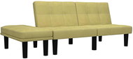 Pohovka 2místná pohovka zelená textil - Pohovka