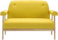 Double textile seat yellow - Couch