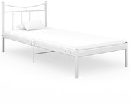 Shumee bílý kov 90×200 cm , 324793 - Postel