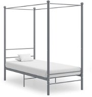 Shumee s nebesy šedý kovový 90×200 cm, 325053 - Rám postele