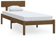 Shumee medově hnědý masivní borovice 90×200 cm, 810135 - Rám postele