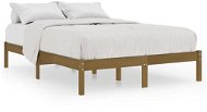 Shumee medovo hnedý masívna borovica 120 × 200 cm, 810015 - Rám postele