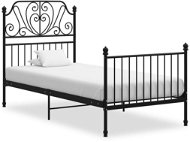 Shumee černý kov 90×200 cm , 324841 - Rám postele