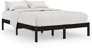 Shumee, čierny, masívna borovica, 120 × 200 cm, 810016 - Rám postele