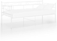 Shumee bílý kovový 90×200 cm, 324768 - Rám postele