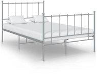 Shumee šedý kov 120×200 cm, 324954 - Rám postele