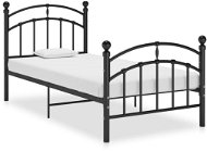 Shumee černý kov 90×200 cm, 324967 - Rám postele