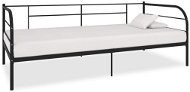 Shumee Rám denní postele černý kov 90×200 cm, 284673 - Rám postele
