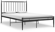 Shumee černý kov 120×200 cm, 325015 - Postel