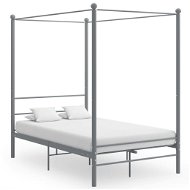 Shumee s nebesy šedý kovový 120×200 cm , 325059 - Rám postele