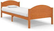 Shumee medově hnědý masivní borovice 90×200 cm, 322036 - Postel