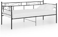 Shumee Rám rozkladacej postele čierny kovový 90 × 200 cm, 324767 - Rám postele