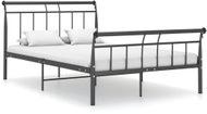 Shumee černý kovový 120×200 cm, 325036 - Postel