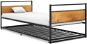 Shumee Rám vysúvacej postele čierny kovový 90 × 200 cm, 324748 - Rám postele