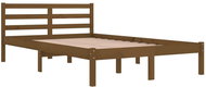 SHUMEE válenda 120 × 200 cm, masivní borové dřevo, medově hnědá, 810428 - Postel
