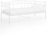 Shumee bílý kovový 90×200 cm, 324780 - Rám postele