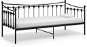 Shumee Rám rozkladacej postele čierny kovový 90 × 200 cm, 324755 - Rám postele