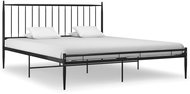 Shumee černý kov 180×200 cm, 325024 - Postel